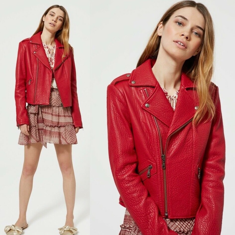 Rebecca Minkoff Wolf Asymmetric Zip Pebbled Leathe